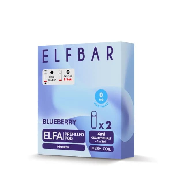 Elfa Pods ohne Nikotin Blueberry