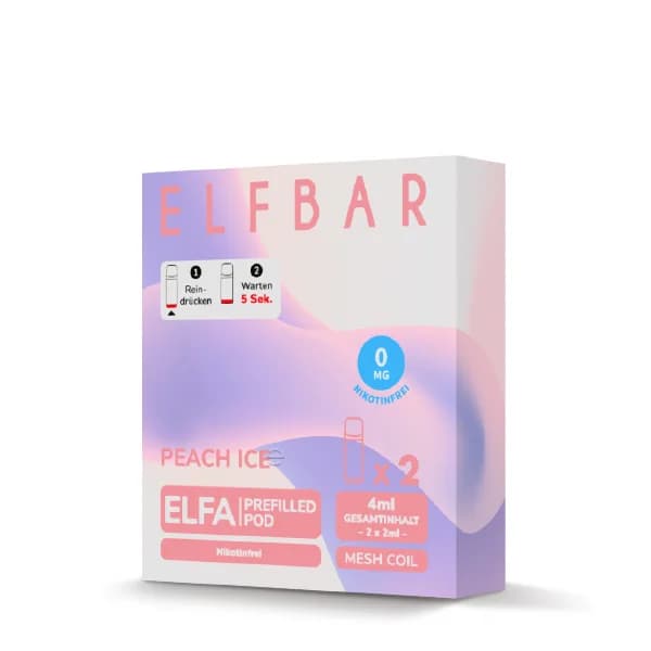 Elfa Pods ohne Nikotin Peach Ice