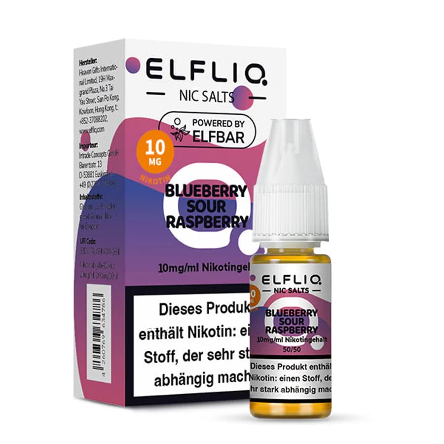 Elfliq Blueberry Sour Raspberry