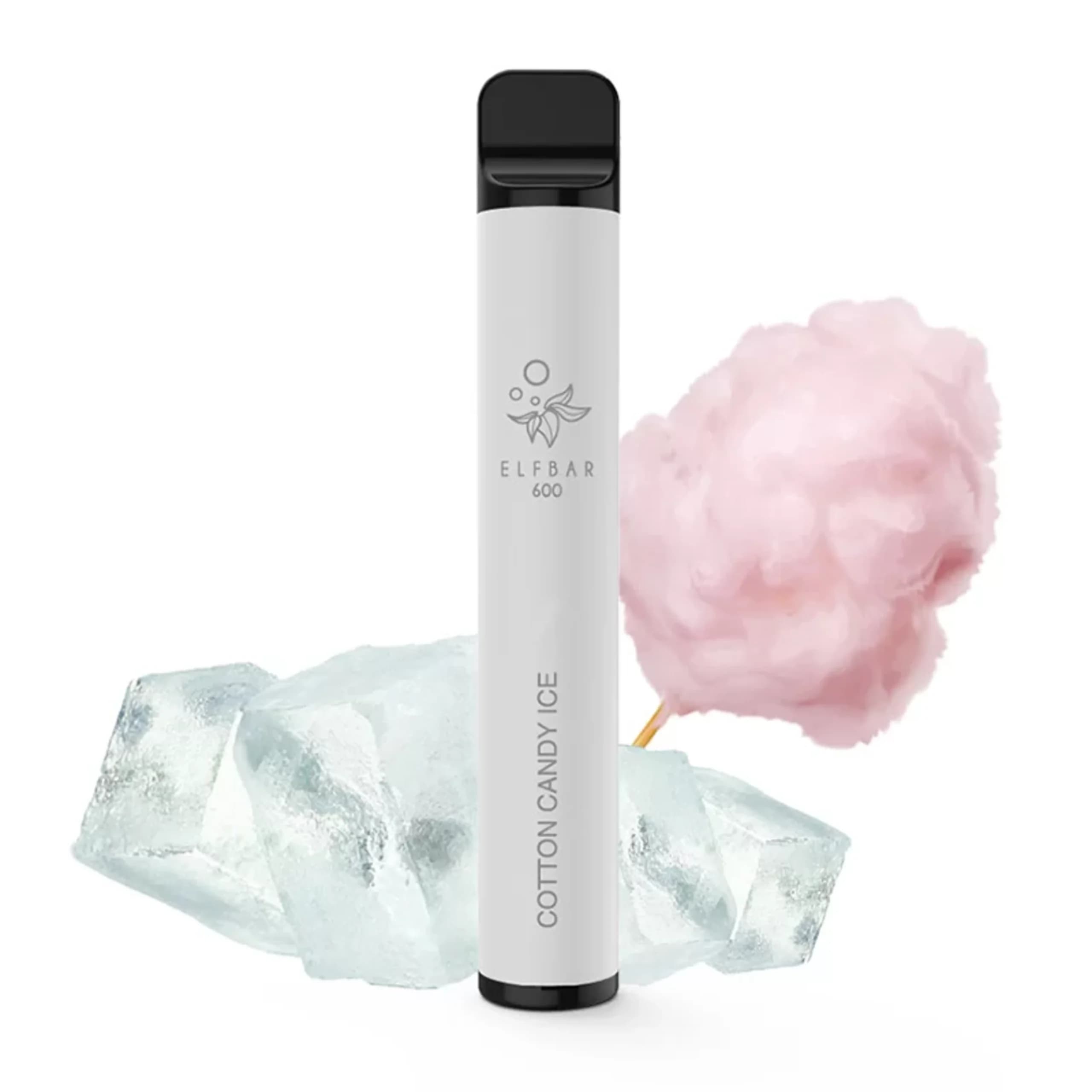 Elf Bar 600 mit Nikotin Cotton Candy Ice