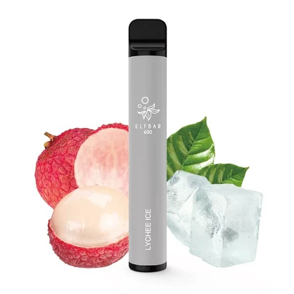 Elf Bar 600 mit Nikotin Lychee Ice