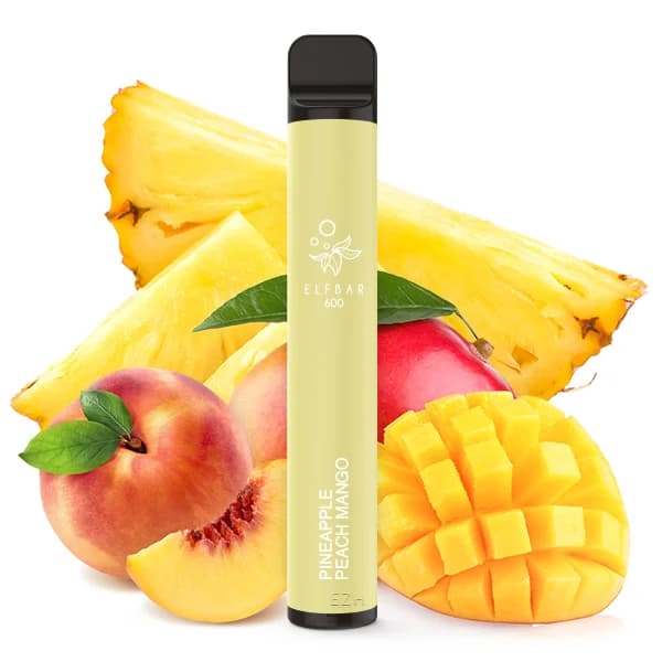 Elf Bar 600 mit Nikotin Pineapple Peach Mango