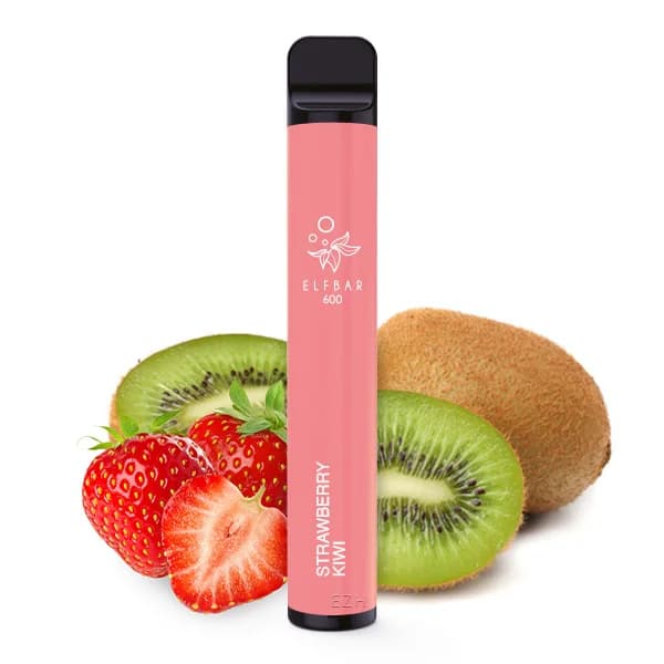 Elf Bar 600 mit Nikotin Strawberry Kiwi