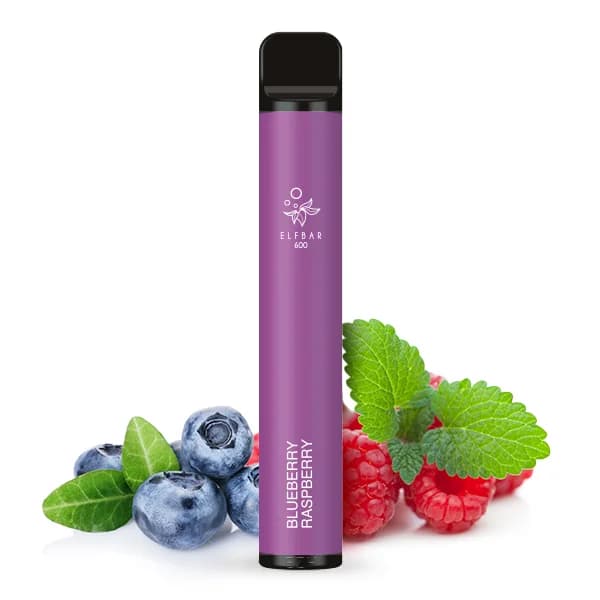 Elf Bar 600 mit Nikotin Blueberry Raspberry