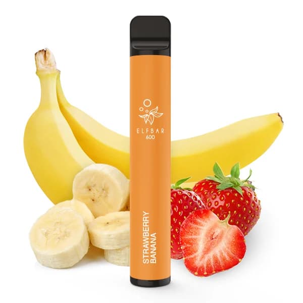 Elf Bar 600 Nikotinfrei Strawberry Banana