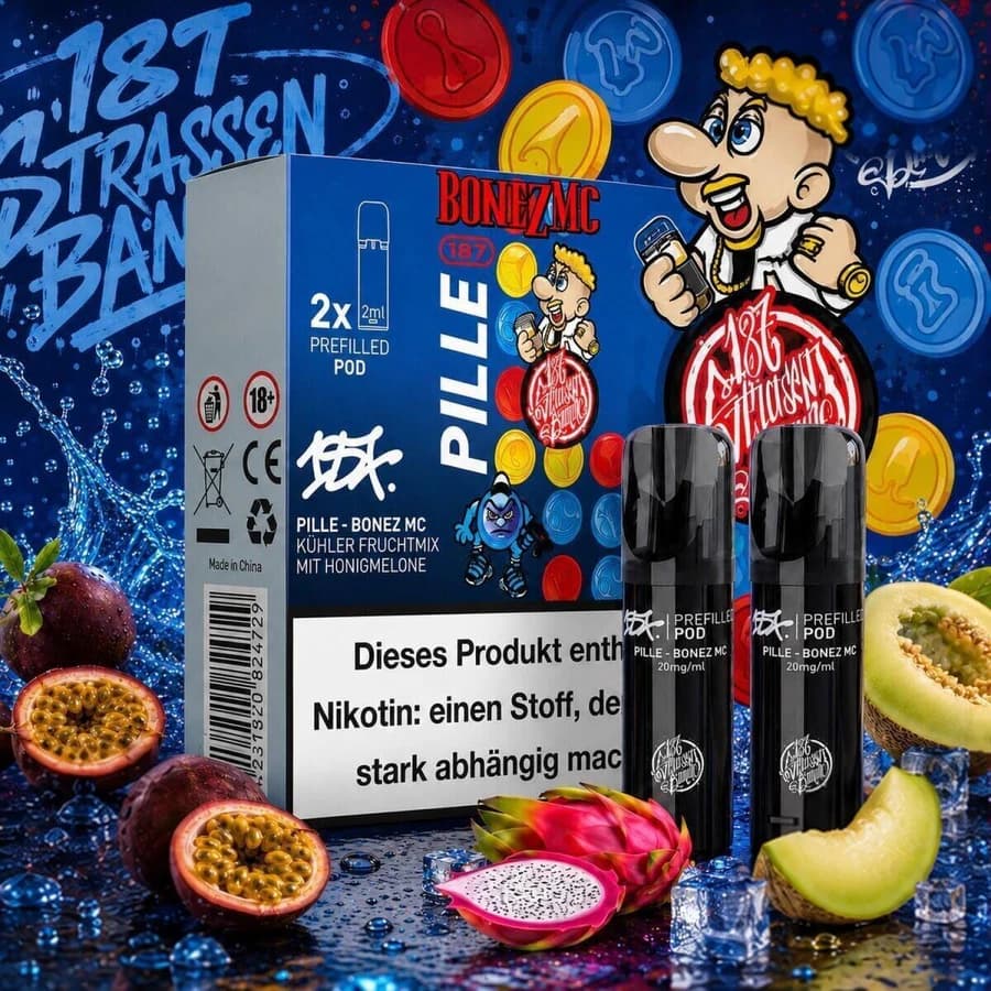 187 Pods Liquid Bonez Mc Pille