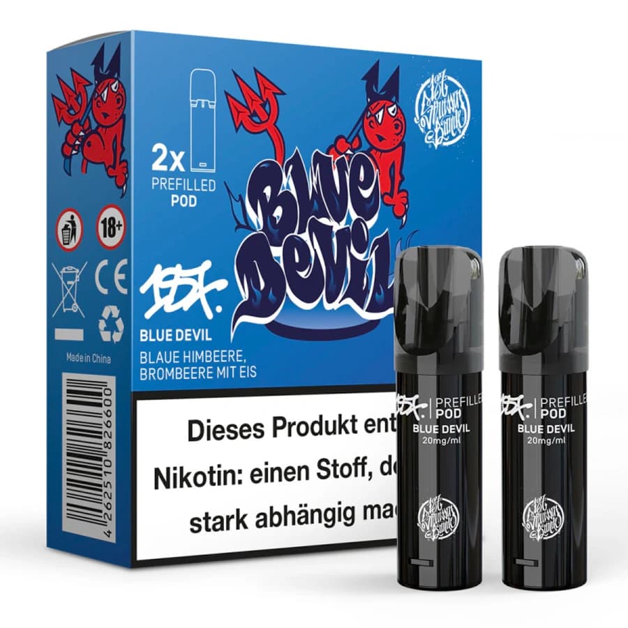 187 Pods Liquid Blue Devil