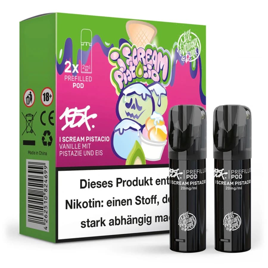 187 Pods Liquid I Scream Pistacio