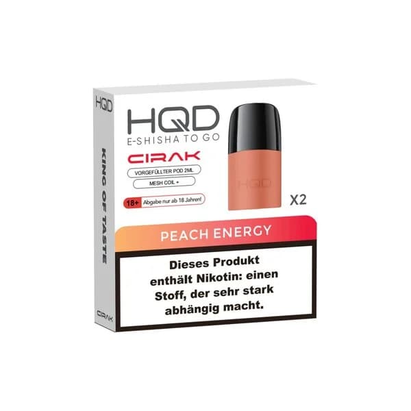HQD Cirak Pods Peach Energy