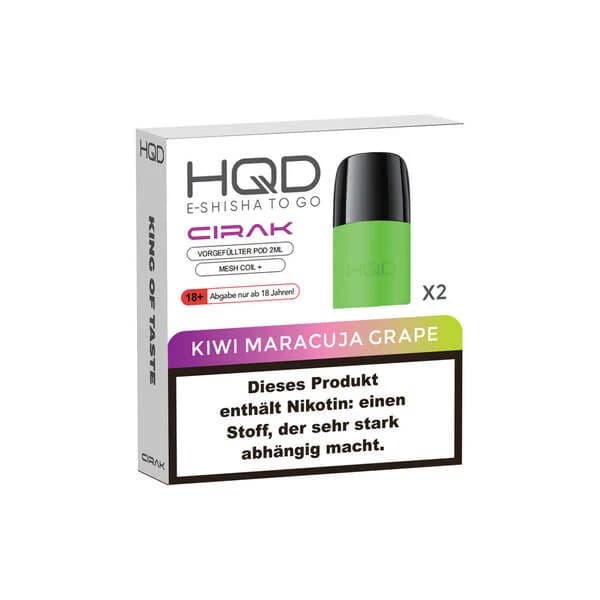 HQD Cirak Pods Kiwi Maracuja Grape