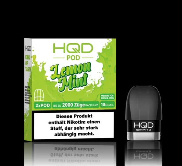 HQD Cirak 2 Pods Lemon Mint