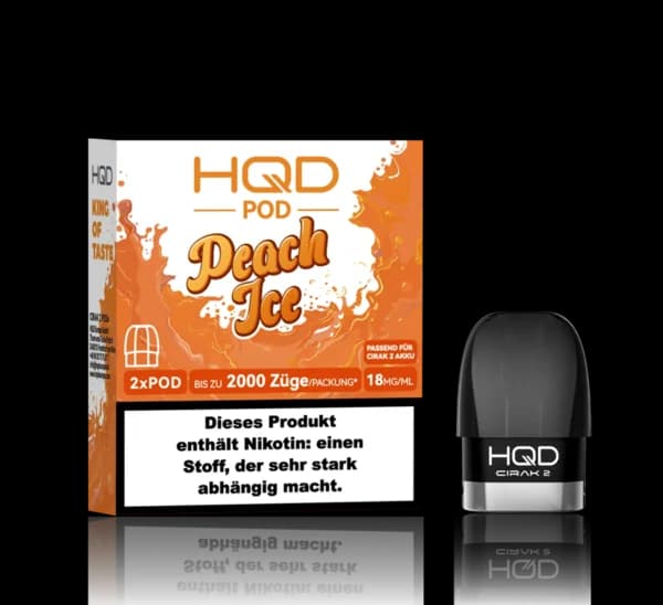 HQD Cirak 2 Pods Peach Ice