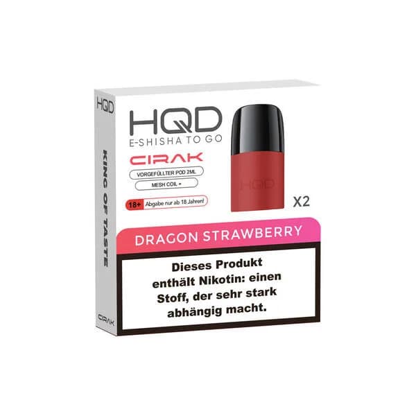 HQD Cirak 2 Pods Dragon Strawberry