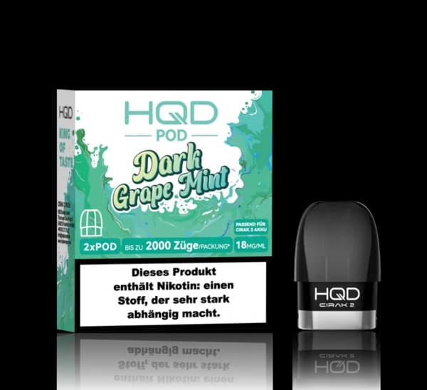 HQD Cirak 2 Pods Grape Mint
