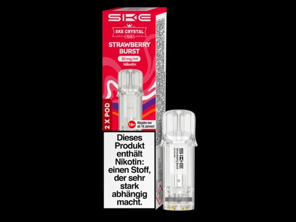 SKE Crystal Plus Pods Strawberry Burst