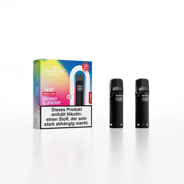 SKE Crystal Pro 800 Pods Coconut Blueberry