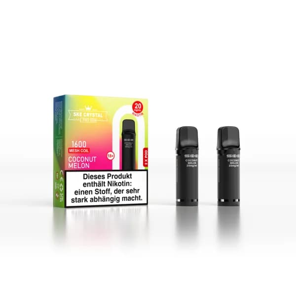 SKE Crystal Pro 800 Pods Coconut Melon