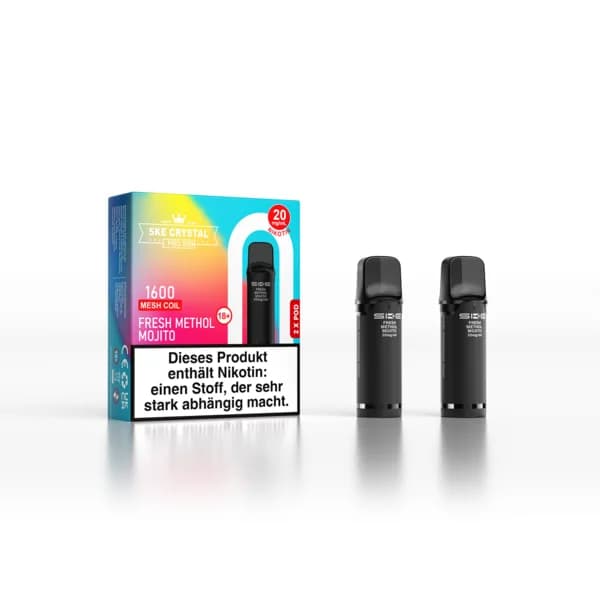 SKE Crystal Pro 800 Pods Fresh Menthol Mojito