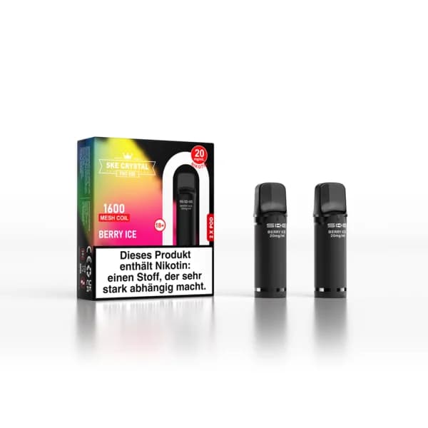 SKE Crystal Pro 800 Pods Berry Ice