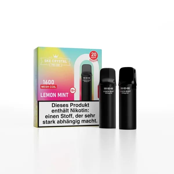 SKE Crystal Pro 800 Pods Lemon Mint