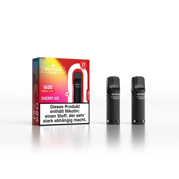 SKE Crystal Pro 800 Pods Cherry Ice