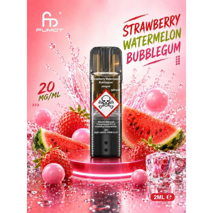Randm Tornado Pods Strawberry Watermelon Bubblegum