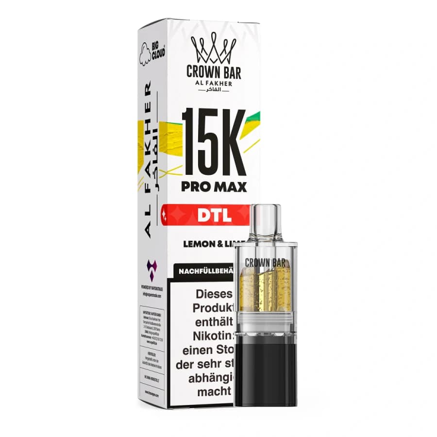 Al Fakher 15000 Pods Lemon & Lime