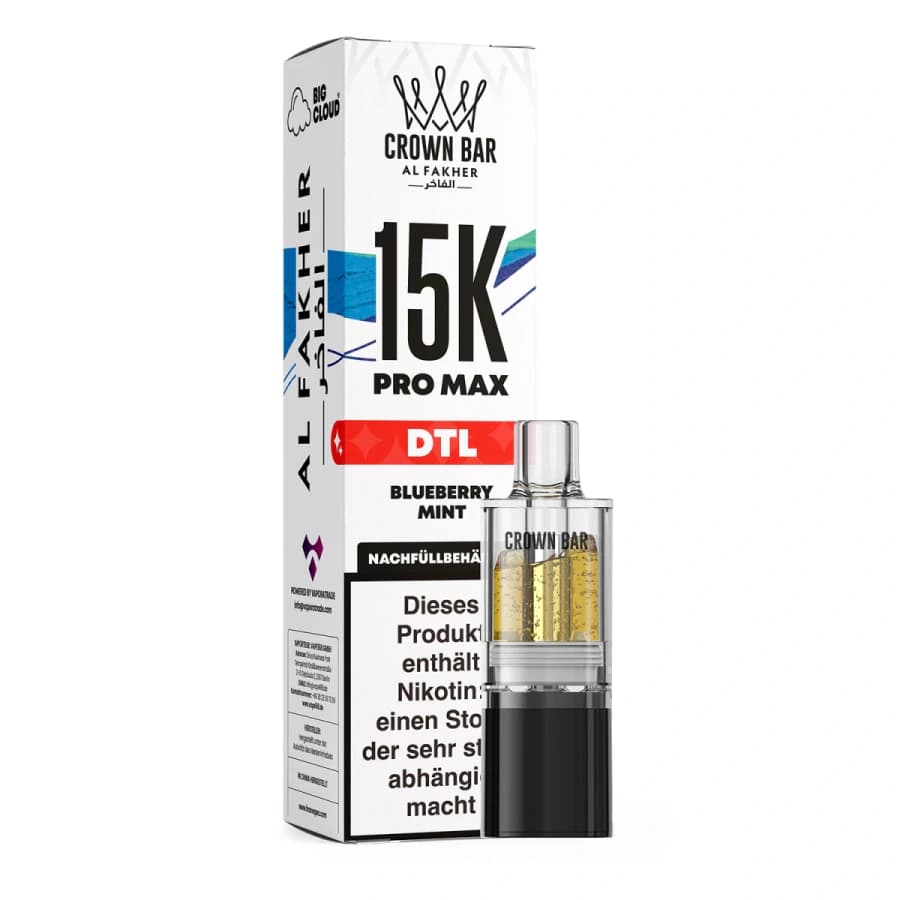 Al Fakher 15000 Pods Blueberry Mint
