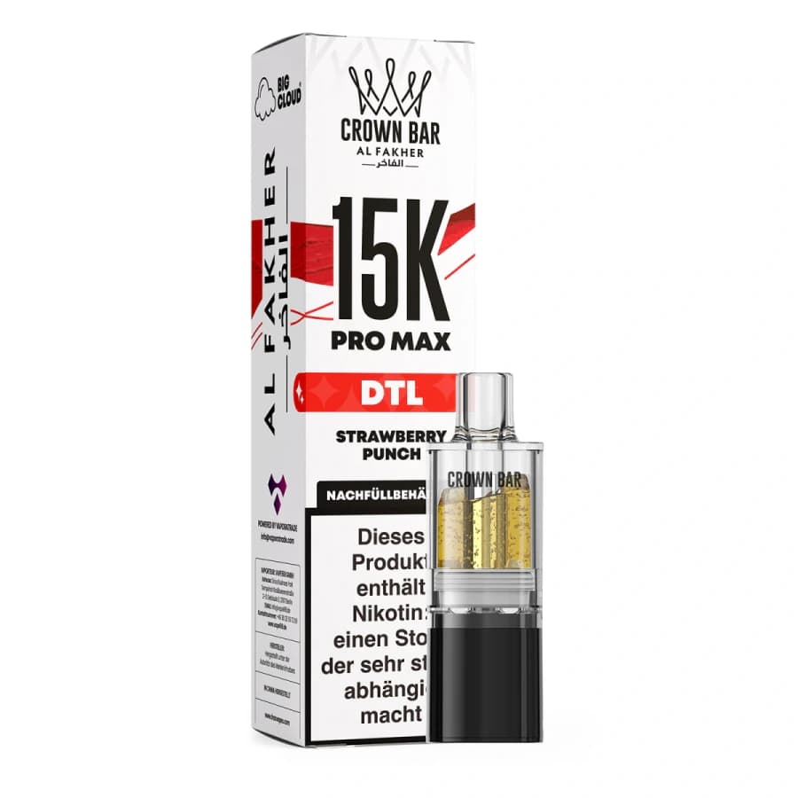 Al Fakher 15000 Pods Strawberry Punch