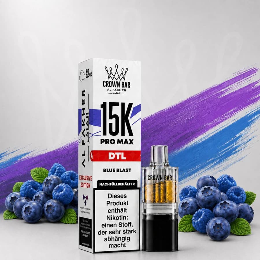 Al Fakher 15000 Pods Blue Blast
