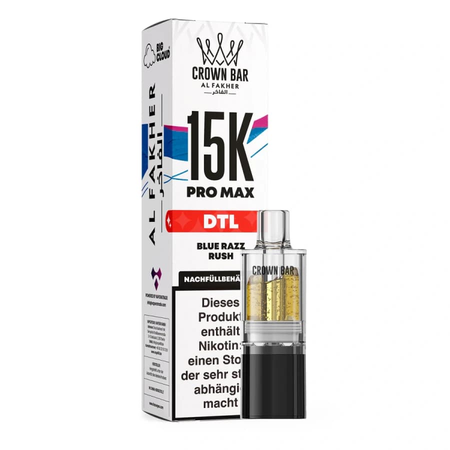 Al Fakher 15000 Pods Blue Razz Rush