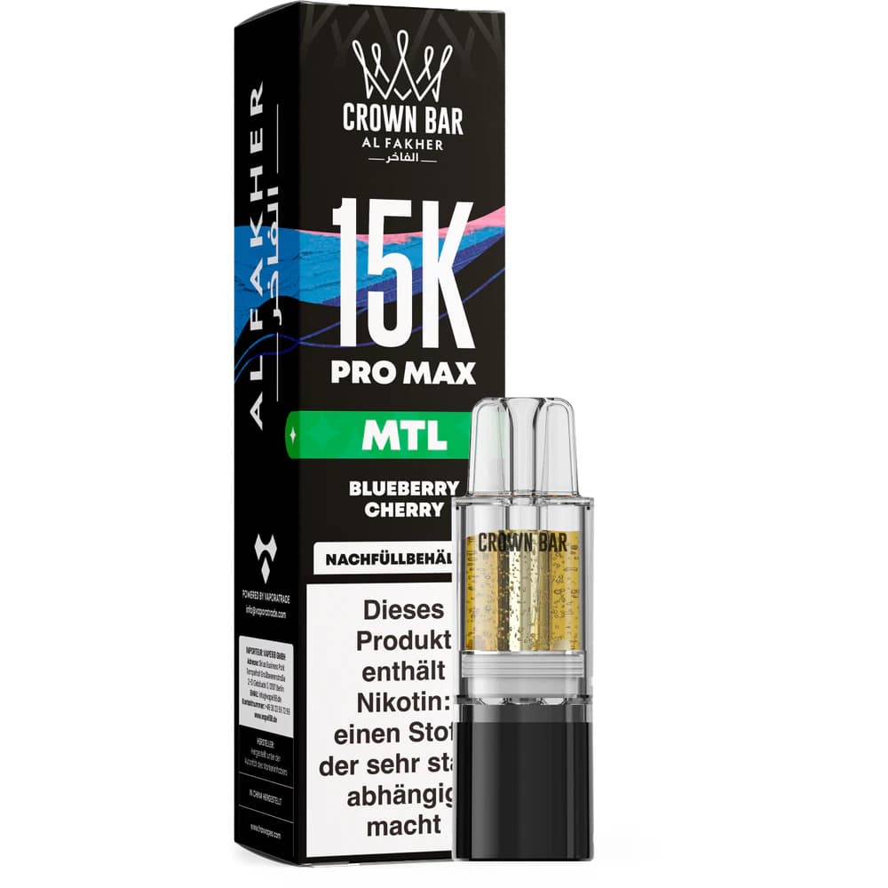 Al Fakher 15000 Pods Blueberry Cherry