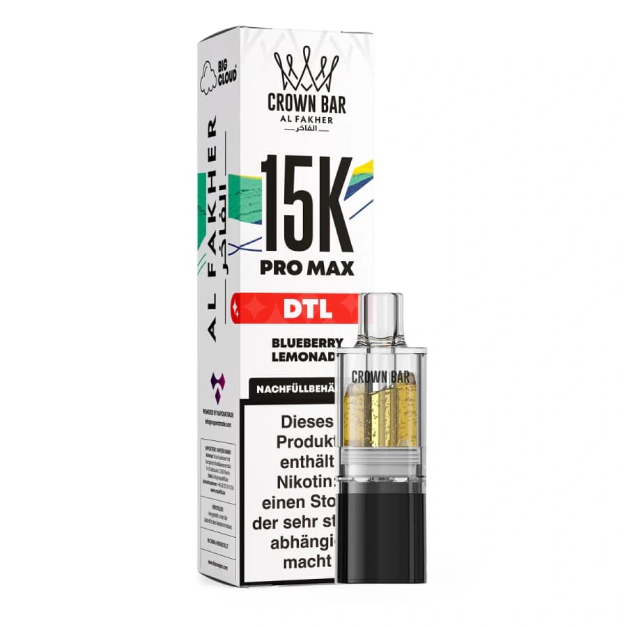 Al Fakher 15000 Pods Blueberry Lemonade