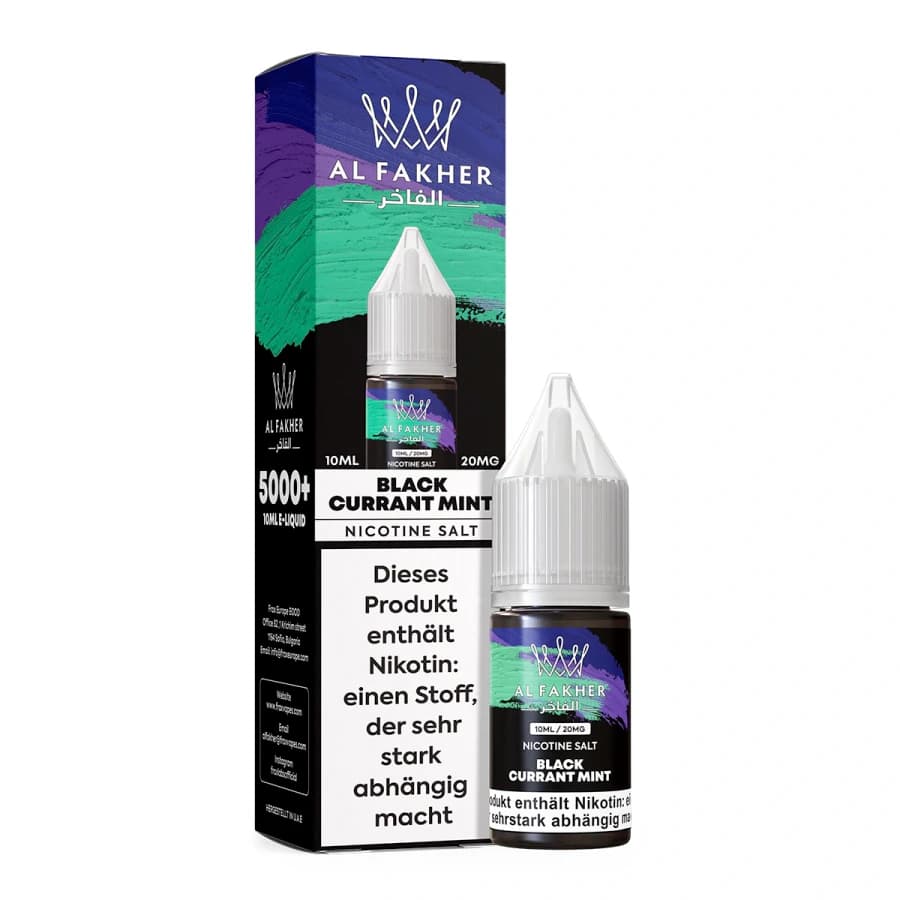 Al Fakher Liquid Blackcurrant Mint