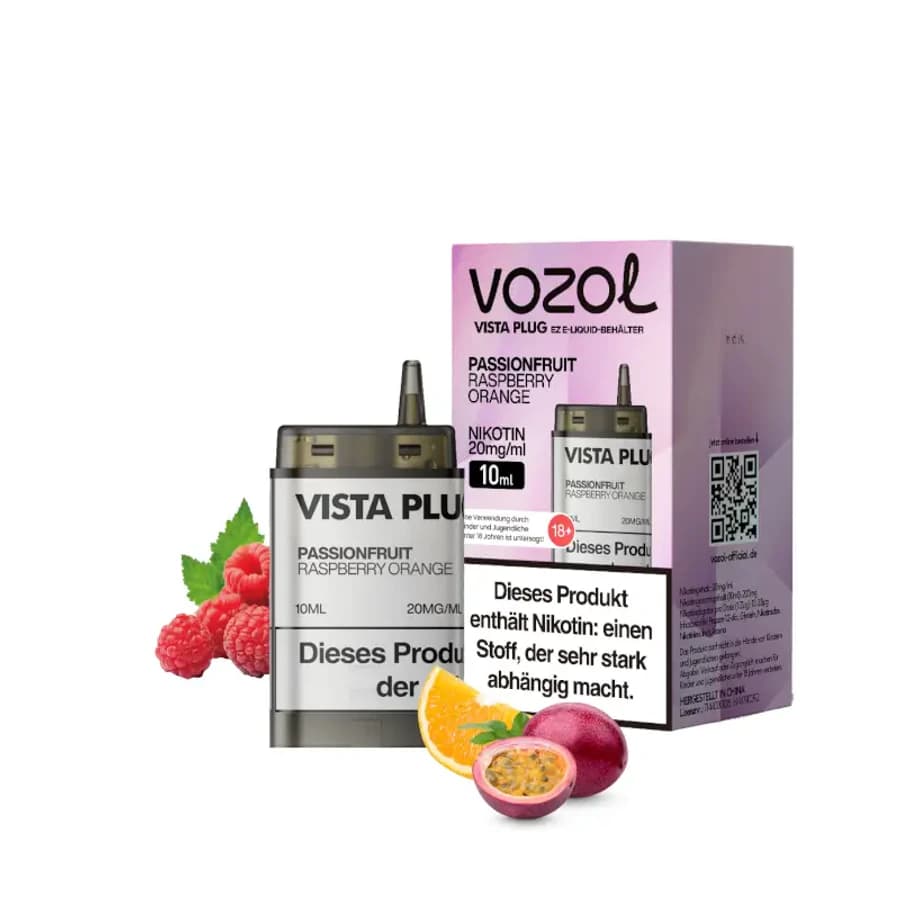 Vozol Vista Plug EZ Pods Passionfruit Raspberry Orange
