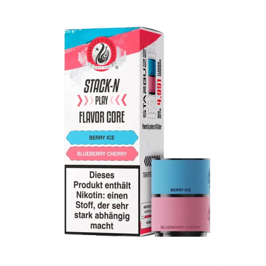 Starbuzz Stack-N Play Pods Berry Ice + Blueberry Cherry