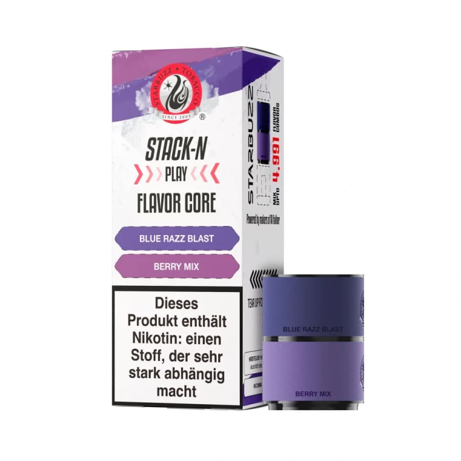 Starbuzz Stack-N Play Pods Blue Razz Blast + Berry Mix