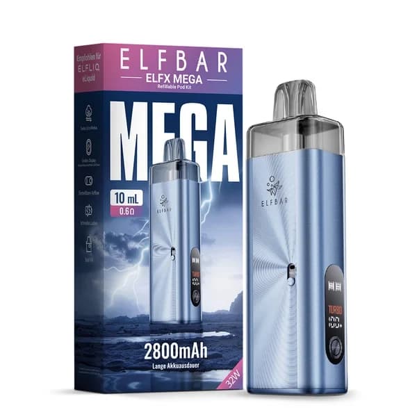 ELFX Mega Pod Kit Cyan
