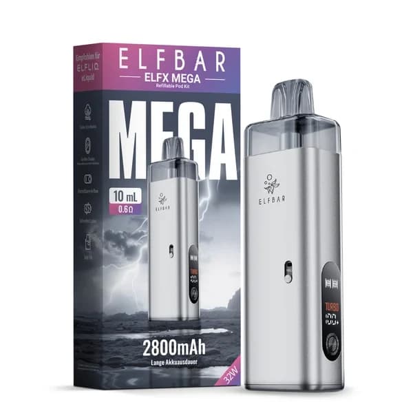 ELFX Mega Pod Kit Silver