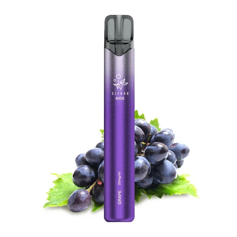 Elf Bar 800 mit Nikotin Grape Mint