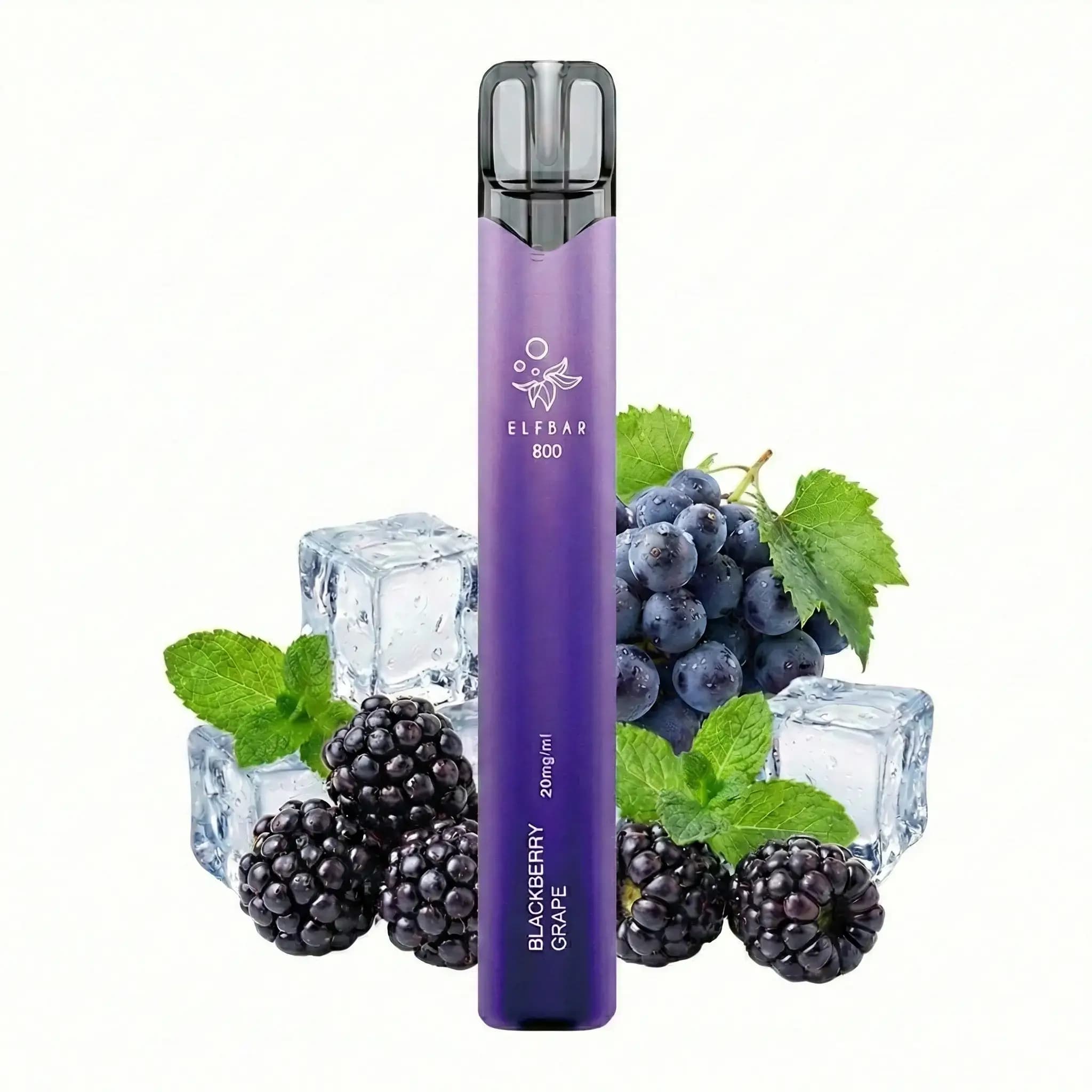 Elf Bar 800 mit Nikotin Blackberry Grape