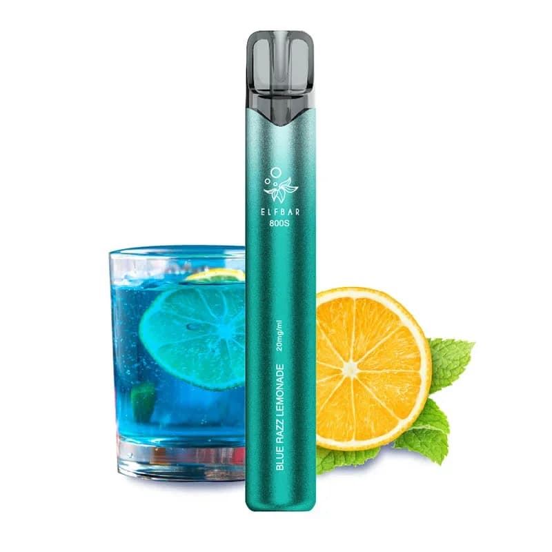 Elf Bar 800 mit Nikotin Blue Razz Lemonade