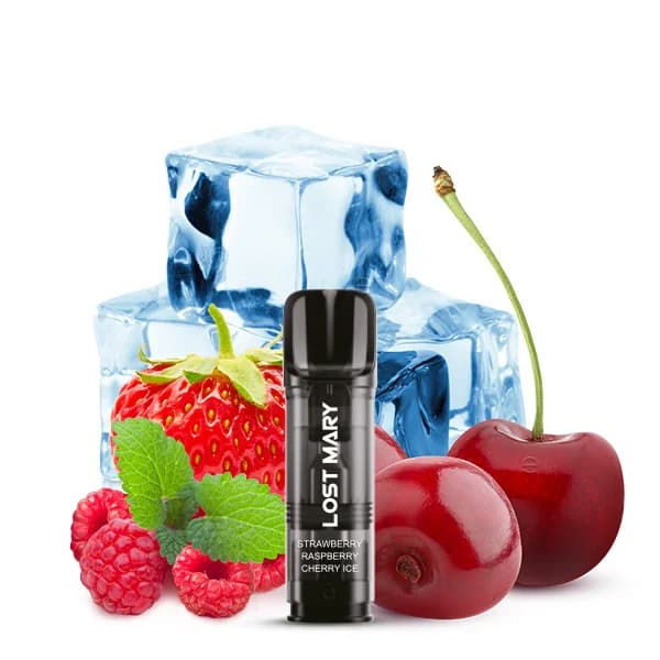 Tappo Pods Strawberry Raspberry Cherry Ice