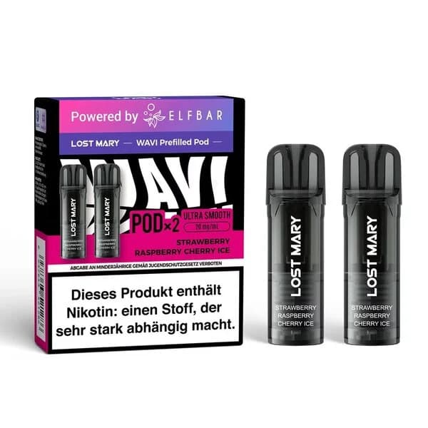 Wavi Pods Strawberry Raspberry Cherry Ice