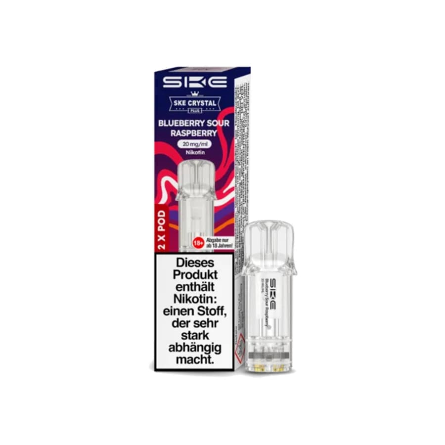 SKE Crystal Plus Pods Blueberry Sour Raspberry