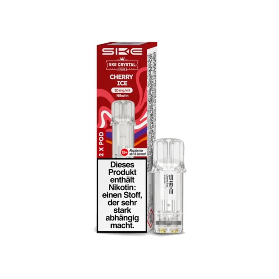 SKE Crystal Plus Pods Cherry Ice