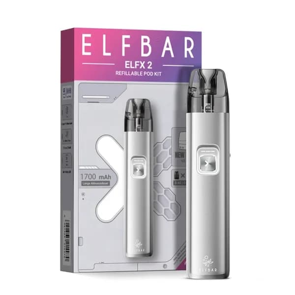 ELFX 2 Pod Kit Titanium Silver