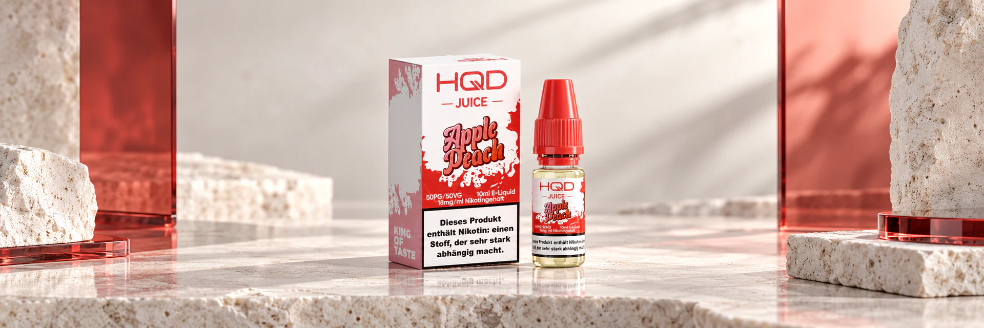 HQD Juice Produktbanner